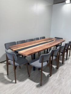 Стол кухонный обеденный евро дизайнерский лофт THETABLE RU 250х100 5.8/1.1