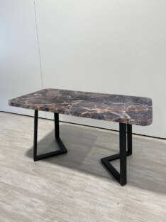 Стол кухонный обеденный прямоугольный дизайнерский лофт THETABLE RU 220х90 2.26/1.1