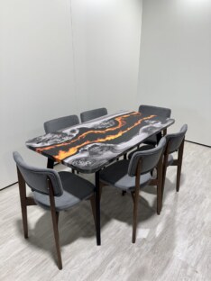 Стол кухонный обеденный прямоугольный дизайнерский лофт THETABLE RU 160х80 4.20/4.1 Стол кухонный обеденный прямоугольный дизайнерский лофт THETABLE RU 160х80 4.20/4.1