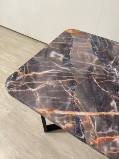 Стол кухонный обеденный прямоугольный дизайнерский лофт THETABLE RU 220х90 2.26/1.1