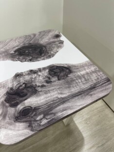 Стол компьютерный с вырезом дизайнерский лофт THETABLE RU 180х80 3.23/2.2