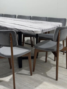 Стол кухонный обеденный евро дизайнерский лофт THETABLE RU 200х90 6.5/3.1