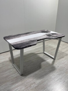 Стол компьютерный с вырезом дизайнерский лофт THETABLE 140х80 3.23/2.2