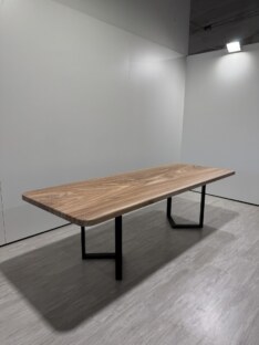 Стол кухонный обеденный прямоугольный дизайнерский лофт THETABLE RU 250х100 8.13/3.1