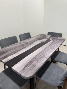 Стол кухонный обеденный прямоугольный дизайнерский лофт THETABLE RU 180х80 5.40/3.1