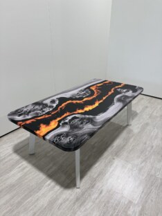 Стол журнальный прямоугольный дизайнерский лофт THETABLE RU 120х80 4.20/5.2