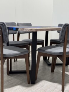 Стол кухонный обеденный прямоугольный дизайнерский лофт THETABLE RU 200х90 4.12/3.1 Стол кухонный обеденный прямоугольный дизайнерский лофт THETABLE RU 200х90 4.12/3.1