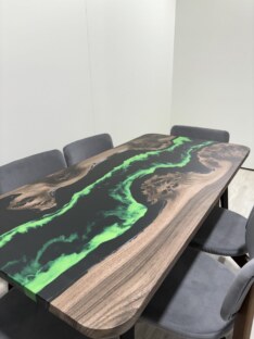 Стол кухонный обеденный прямоугольный дизайнерский лофт THETABLE RU 160х80 4.10/6.1