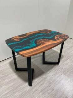 Стол кухонный обеденный евро дизайнерский лофт THETABLE RU 140х80 4.5/3.1