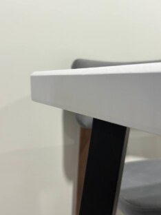 Стол кухонный обеденный квадратный дизайнерский лофт THETABLE RU 120х120 2.23/4.1