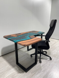 Стол письменный угловой дизайнерский лофт THETABLE RU 120х120 4.5/3.1 Стол письменный угловой дизайнерский лофт THETABLE RU 120х120 4.5/3.1