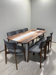 Стол кухонный обеденный прямоугольный дизайнерский лофт THETABLE RU 180х80 3.11/1.2