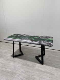 Стол кухонный обеденный прямоугольный дизайнерский лофт THETABLE RU 120х80 4.19/1.1