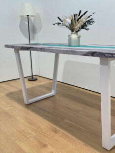 Стол письменный прямоугольный дизайнерский лофт THETABLE RU 160х80 3.43/2.2