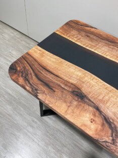 Стол кухонный обеденный прямоугольный дизайнерский лофт THETABLE RU 140х80 3.12/3.1