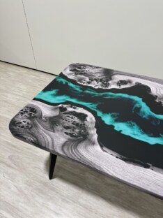 Стол журнальный прямоугольный дизайнерский лофт THETABLE RU 160х80 4.18/7.1