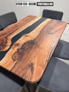 Стол кухонный обеденный прямоугольный дизайнерский лофт THETABLE RU 120х80 5.8/3.1 Стол кухонный обеденный прямоугольный дизайнерский лофт THETABLE RU 120х80 5.8/3.1