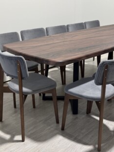 Стол кухонный обеденный евро дизайнерский лофт THETABLE RU 250х100 6.4/1.1