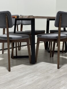 Стол кухонный обеденный прямоугольный дизайнерский лофт THETABLE RU 200х90 4.15/1.1