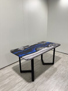 Стол кухонный обеденный прямоугольный дизайнерский лофт THETABLE RU 120х80 4.17/3.1