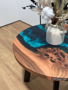 Стол журнальный круглый дизайнерский лофт THETABLE RU 60х32 4.5/5.1 Стол журнальный круглый дизайнерский лофт THETABLE RU 60х32 4.5/5.1