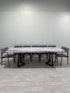 Стол кухонный обеденный евро дизайнерский лофт THETABLE 200х90 6.5/1.1