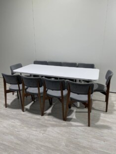 Стол кухонный обеденный прямоугольный дизайнерский лофт THETABLE RU 200х90 2.23/1.2