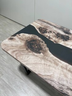 Стол кухонный обеденный прямоугольный дизайнерский лофт THETABLE RU 180х80 3.30/1.1