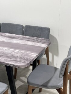 Стол кухонный обеденный прямоугольный дизайнерский лофт THETABLE 180х80 3.27/2.1