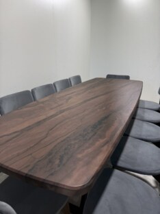 Стол кухонный обеденный евро дизайнерский лофт THETABLE RU 250х100 6.4/2.1