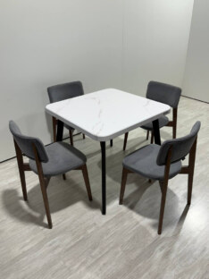 Стол кухонный обеденный квадратный дизайнерский лофт THETABLE RU 120х120 2.21/4.1 Стол кухонный обеденный квадратный дизайнерский лофт THETABLE RU 120х120 2.21/4.1