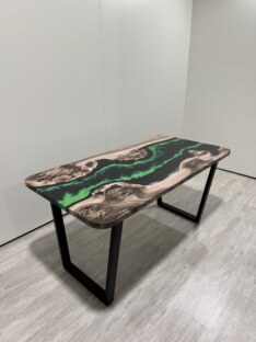 Стол кухонный обеденный прямоугольный дизайнерский лофт THETABLE RU 140х80 4.14/2.1