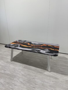 Стол журнальный прямоугольный дизайнерский лофт THETABLE RU 120х80 4.20/5.2