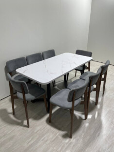 Стол кухонный обеденный прямоугольный дизайнерский лофт THETABLE RU 150х80 2.21/3.1