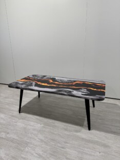 Стол журнальный прямоугольный дизайнерский лофт THETABLE RU 140х80 4.20/7.1