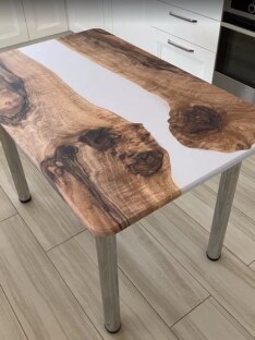 Стол кухонный обеденный прямоугольный дизайнерский лофт THETABLE RU 102х69 3.18/11.3