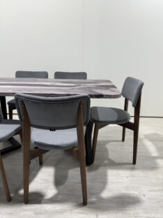 Стол кухонный обеденный прямоугольный дизайнерский лофт THETABLE RU 160х80 5.40/1.1