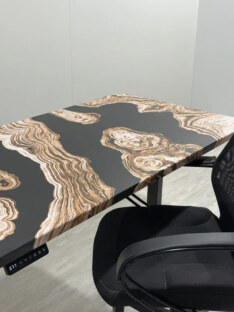 Стол компьютерный с подъемным механизмом дизайнерский лофт THETABLE 120х80 2.71/14.1