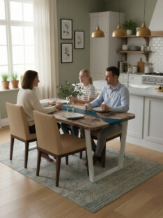 Стол кухонный обеденный прямоугольный дизайнерский лофт THETABLE RU 250х100 3.29/2.2 Стол кухонный обеденный прямоугольный дизайнерский лофт THETABLE RU 250х100 3.29/2.2