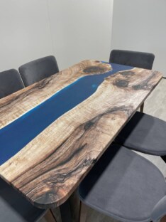 Стол кухонный обеденный прямоугольный дизайнерский лофт THETABLE RU 140х80 3.32/1.1