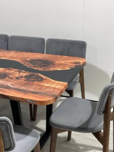Стол кухонный обеденный прямоугольный дизайнерский лофт THETABLE RU 200х90 3.1/2.1 Стол кухонный обеденный прямоугольный дизайнерский лофт THETABLE RU 200х90 3.1/2.1