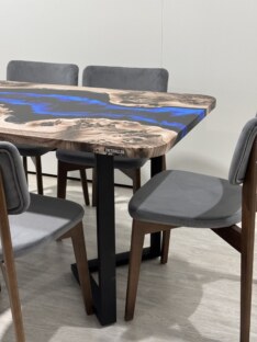 Стол кухонный обеденный прямоугольный дизайнерский лофт THETABLE RU 200х90 4.12/3.1 Стол кухонный обеденный прямоугольный дизайнерский лофт THETABLE RU 200х90 4.12/3.1