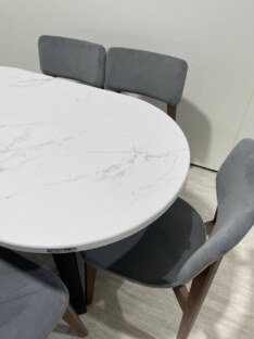 Стол кухонный обеденный овальный дизайнерский лофт THETABLE RU 140х80 2.21/3.1 Стол кухонный обеденный овальный дизайнерский лофт THETABLE RU 140х80 2.21/3.1