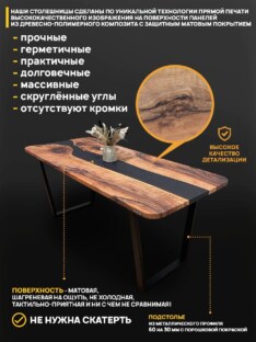 Столешница для стола 90х60 см