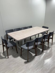 Стол кухонный обеденный прямоугольный дизайнерский под травертин THETABLE RU 140х80 16.1/2.2 Стол кухонный обеденный прямоугольный дизайнерский под травертин THETABLE RU 140х80 16.1/2.2