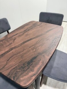 Стол кухонный обеденный евро дизайнерский лофт THETABLE RU 102х69 6.4/11.1