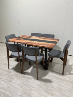 Стол кухонный обеденный прямоугольный дизайнерский лофт THETABLE RU 140х80 3.12/1.1 Стол кухонный обеденный прямоугольный дизайнерский лофт THETABLE RU 140х80 3.12/1.1
