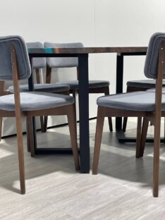 Стол кухонный обеденный прямоугольный дизайнерский лофт THETABLE RU 120х80 4.5/3.1 Стол кухонный обеденный прямоугольный дизайнерский лофт THETABLE RU 120х80 4.5/3.1