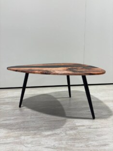 Стол журнальный медиатор дизайнерский лофт THETABLE RU 89х66 3.8/8.1-3