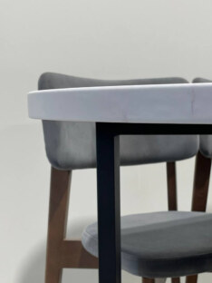 Стол кухонный обеденный овальный дизайнерский лофт THETABLE RU 140х80 2.23/3.1